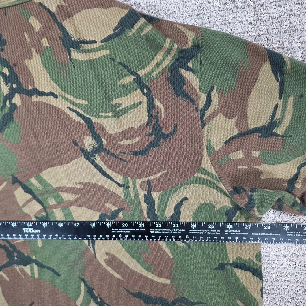 Polo Ralph Lauren Polo Shirt Men 2XB Tall Camo Woodland Knit Mesh Short Sleeve